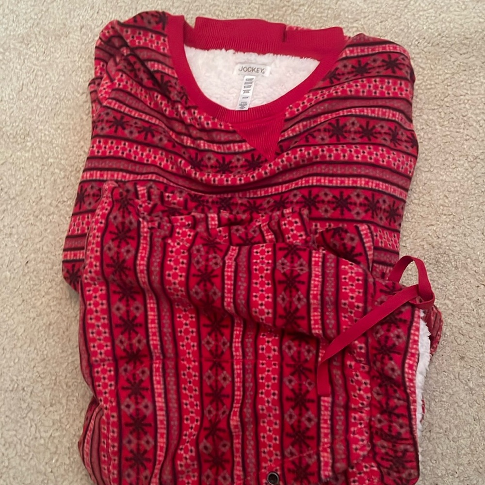Jockey Pajama Set Womens Festive Holiday Pattern